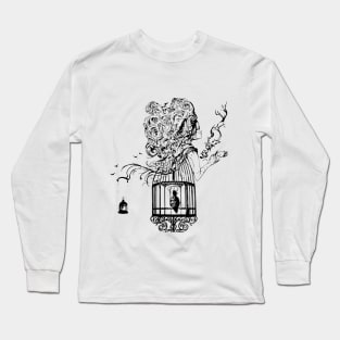 Caged Long Sleeve T-Shirt